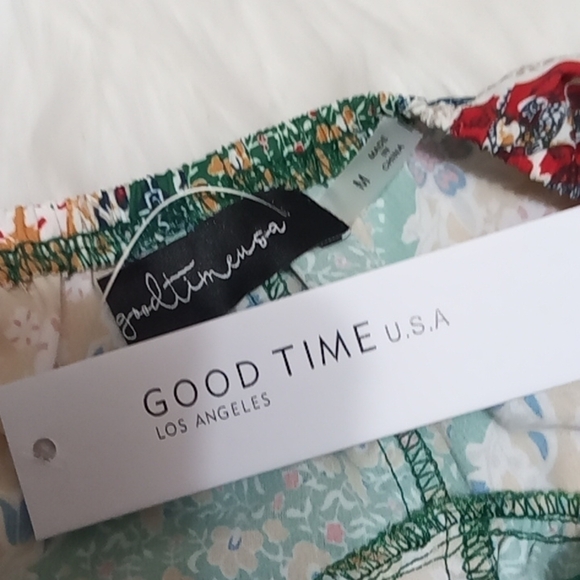 𝅺Bohemian Printed Mini Dress Medium - Picture 8 of 12